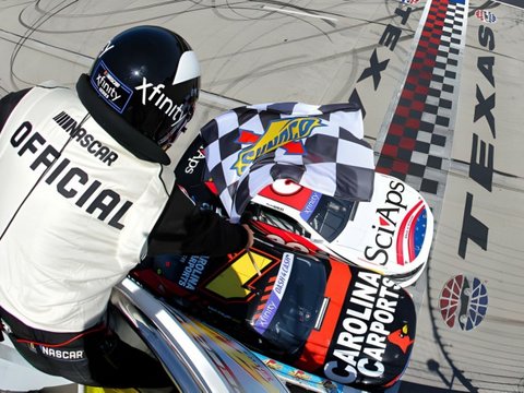 Победителя гонки во втором дивизионе NASCAR определили две тысячные секунды